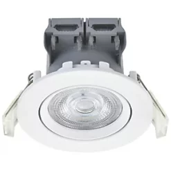 LAP Adjustable LED Downlight White 5W 370lm