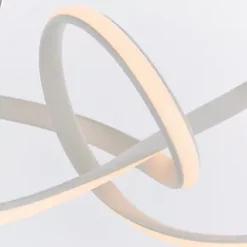 Quay Design Paradigm LED Pendant Light Matt White 31W 2400lm -Indoor Lighting Sales Store 987VG A2