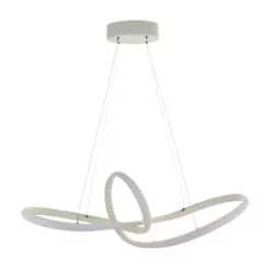 Quay Design Paradigm LED Pendant Light Matt White 31W 2400lm -Indoor Lighting Sales Store 987VG A4